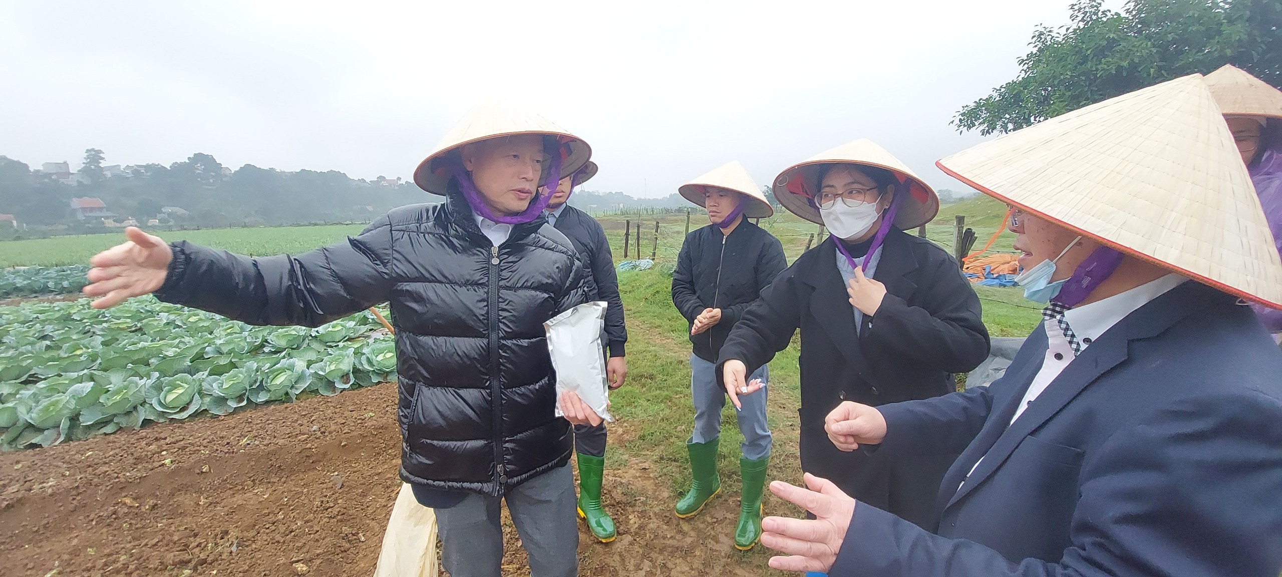 AGRICULTURAL EXPERTS FROM JAPAN INSTRUCTED GOC AGRICULTURAL OFFICERS ON HOW TO SOW PERILLA SEEDS
